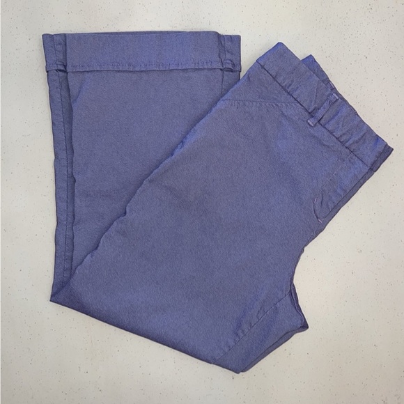 Bisou Bisou crop pants lavender size 8 spandex - Picture 7 of 15